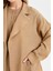 Kırma Detaylı Bluz Ceket Pantolon Takım Camel 5