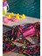 Kız Çocuk Kelebek Desenli Pareolu Bikini Takımı 3'lü Set 2