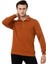 Yarım Fermuarlı Kiremit Erkek Sweatshirt M1519TKR 1