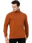 Yarım Fermuarlı Kiremit Erkek Sweatshirt M1519TKR 3
