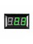 0.56" 0-100V 3 Kablolu Dc Yeşil Dijital Voltmetre - Hassas ve Kullanışlı 1