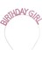 Hbp Avm Pembe Renk Kristal Taşlı Parlak Birthday Girl Yazılı Taç 16X17 cm 1