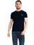 Erkek Kuzguni Siyah Bisiklet Yaka Likralı Pamuklu Kısa Kollu T Shirt 2