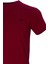 Erkek Koyu Bordo Bisiklet Yaka Likralı Pamuklu Kısa Kollu T Shirt 3