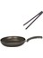 20 cm Teflon Tava ve Silikon Maşa 1