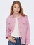 Kadın Denim Pembe Kot Ceket Oversıze JACKET-15279677 4