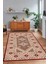 Dijital Baskılı Kaymaz Taban Yıkanabilir Etnik Yolluk Mutfak Salon Halısı, N-Etnik-08-Bordo, 1