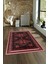 Dijital Baskılı Kaymaz Taban Yıkanabilir Etnik Yolluk Mutfak Salon Halısı, N-Etnik-03-Pembe, 5