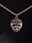 Antik Gümüş Kaplama Maske Unisex Zincirli Kolye 1