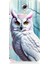General Mobile Discovery 4g Uyumlu Beyaz Baykuş Desenli Silikon Kılıf 1