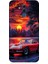 Huawei Mate 20 Lite Uyumlu Kırmızı Spor Araba Desenli Silikon Kılıf 1