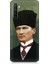 Realme X2 Uyumlu Mustafa Kemal Atatürk Desenli Silikon Kılıf 1