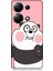 Xiaomi Redmi Note 13 Pro 4g Uyumlu Sevimli Panda Desenli Silikon Kılıf 1