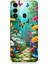 Tecno Spark 8c Uyumlu Çiçekler ve Kelebekler Desenli Silikon Kılıf 1