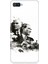 Realme C2 Uyumlu Siyah Beyaz Mustafa Kemal Atatürk Desenli Silikon Kılıf 1