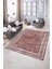 Dijital Baskılı Kaymaz Yıkanabilir Çerçeveli Yolluk Mutfak Salon Halısı, N-Çerçeveli-31-Pembe, 1