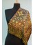 Kahve Gold Pashmina Şal 7