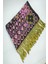Siyah Pembe Pashmina Şal 5