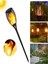 0 - 250 Watt 3 Adet Alev Efektli Solar LED Güneş Enerjili Bahçe Lambası Aydınlatması Armatür 50 cm 3