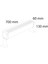 Yol Aydınlatma 70 cm Dış Mekan Wallwasher Armatür 3000K(GÜNIŞIĞI) 24W LED 24 Watt 2