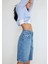 Melina Real Blue Indigo Mavisi Jean Şort 1410144-87086 3