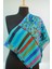 Turkuaz Ipek - Keten Eşarp Şal 1
