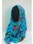 Turkuaz Ipek - Keten Eşarp Şal 5