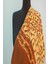 Orange Bordo Ipek - Keten Eşarp Şal 8
