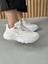 Kadın Bej Ortopedik Taban Fileli Sneaker Günlük Spor Ayakkabı 026 4