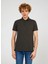 Polo Yaka Düz Antrasit Erkek T-Shirt Father Basıc Polo 1