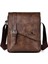 Erkek Retro Günlük Crossbody Çanta Büyük Kapasiteli Tote Çanta Çok Yönlü Sırt Çantası (Yurt Dışından) 1