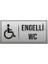 Engelli Wc Yönlendirme Levhası Metal Pr-7 1