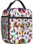 No.13 Tarzı 26X21X11CM Kırmızı Beyaz Meksika Çiçekler Yalıtımlı Öğle Yemeği Çantası Kadın Tekstil Çiçek Sanat Için Taşınabilir Soğutucu Termal Bento Kutusu Okul (Yurt Dışından) 1