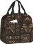 No.9 Stili 22X20X13CM Bastet Mısır Tanrıçası Yalıtımlı Öğle Yemeği Çantası Kadınlar Için Su Geçirmez Etnik Antik Mısır Soğutucu Termal Yemek Çantası Ofis Çalışması (Yurt Dışından) 1