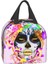 No.9 Stili 22X20X10CM Catrina Meksika Şeker Kafatası Yalıtımlı Öğle Yemeği Çantası Kadınlar Için Su Geçirmez Ölülerin Günü Termal Soğutucu Öğle Yemeği Çantası Çocuklar Okul Gıda (Yurt Dışından) 4
