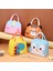 Bir Stil 23X14X19CM Sevimli Yalıtım Öğle Yemeği Kutusu Taşınabilir Buzdolabı Termal Çanta Çocuk Okul Termal Yalıtımlı Öğle Yemeği Kutusu Tote 3D Karton Desen Bento Çanta (Yurt Dışından) 3