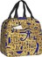No.8 Tarzı 22X20X13CM Bastet Mısır Tanrıçası Yalıtımlı Öğle Yemeği Çantası Kadınlar Için Su Geçirmez Etnik Antik Mısır Soğutucu Termal Yemek Çantası Ofis Çalışması (Yurt Dışından) 1