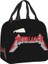 No.16 Stili 22X20X13CM Ağır Metal Logo Metallicas Yemek Kabı Kadınlar Için Soğutucu Termal Gıda Yalıtımlı Öğle Yemeği Çantası Ofis Çalışması Taşınabilir Bez Çantalar (Yurt Dışından) 2