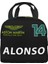 No.14 Tarzı 22X20X13CM Aston Martin F1 Fernando Alonso Takımı Ürün Öğle Yemeği Kutuları Termal Yalıtımlı Soğutucu Termal Öğle Yemeği Çantası Kutusu (Yurt Dışından) 1