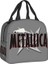 No.9 Stili 22X20X13CM Ağır Metal Logo Metallicas Yemek Kabı Kadınlar Için Soğutucu Termal Gıda Yalıtımlı Öğle Yemeği Çantası Ofis Çalışması Taşınabilir Bez Çantalar (Yurt Dışından) 1