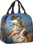No.9 Stili 22X20X13CM Rönesans Melekler Kanatlı Cherubs Yalıtımlı Öğle Yemeği Çantası Taşınabilir Sıcak Soğutucu Termal Öğle Yemeği Çantası Gıda Taşıyıcı Tote (Yurt Dışından) 1