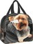 No.2 Tarzı 22X20X13CM Sadece Yorkies'i Seven Bir Kız Termal Yalıtımlı Öğle Yemeği Çantası Yorkshire Terrier Yeniden Kullanılabilir Öğle Yemeği Kabı Çok Fonksiyonlu Yiyecek Kutusu (Yurt Dışından) 1