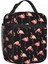 No.13 Tarzı 26X21X11CM Siyah Flamingo Desen Yalıtımlı Öğle Yemeği Çantası Kadınlar Için Yeniden Kullanılabilir Soğutucu Termal Öğle Yemeği Çantası Ofis Çalışma Okulu (Yurt Dışından) 2