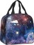 No.5 Tarzı 22X20X13CM Donanma Gece Gökyüzü Termal Yalıtımlı Öğle Yemeği Çantaları Kadın Uzay Galaxy Yeniden Kullanılabilir Yemek Çantası Okul Ofis Için Açık Depolama Yiyecek Kutusu (Yurt Dışından) 1