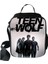 No.7 Tarzı Harajuku Yenilik Serin Komik Teen Wolf 3D Baskılı Crossbody Çanta Yemek Kabı Okul Gıda Öğle Yemeği Çantası Buz Torbaları (Yurt Dışından) 1
