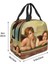 No.4 Stili 22X20X13CM Rönesans Melekler Kanatlı Cherubs Yalıtımlı Öğle Yemeği Çantası Taşınabilir Sıcak Soğutucu Termal Öğle Yemeği Çantası Gıda Taşıyıcı Tote (Yurt Dışından) 4