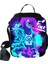 No.6 Stili Harajuku Yenilik Serin Komik Sally Yüz 3D Baskılı Crossbody Çanta Yemek Kabı Okul Gıda Öğle Yemeği Çantası Buz Torbaları (Yurt Dışından) 3