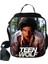 No.1 Stili Harajuku Yenilik Serin Komik Teen Wolf 3D Baskılı Crossbody Çanta Yemek Kabı Okul Gıda Öğle Yemeği Çantası Buz Torbaları (Yurt Dışından) 4