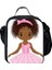 Bej Tarzı Harajuku Yenilik Serin Komik Afrika Kızlar 3D Baskılı Crossbody Çanta Yemek Kabı Okul Gıda Öğle Yemeği Çantası Buz Torbaları (Yurt Dışından) 2