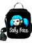 No.19 Tarzı Harajuku Yenilik Serin Komik Sally Yüz 3D Baskılı Crossbody Çanta Yemek Kabı Okul Gıda Öğle Yemeği Çantası Buz Torbaları (Yurt Dışından) 4